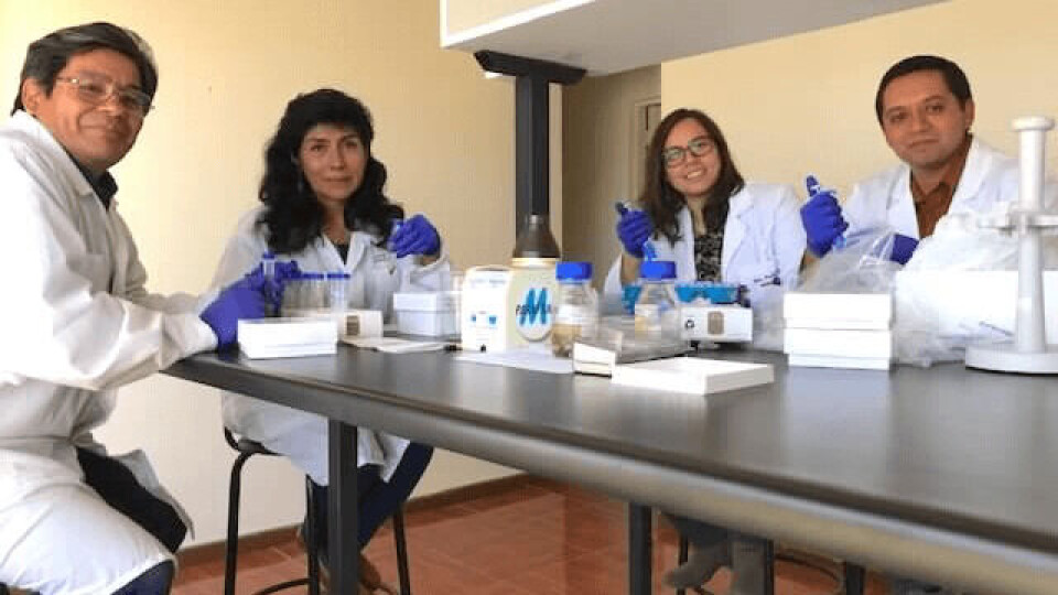 The scientists participating in the Chilean-Peruvian project. Photo: Ceaz Scientific Centre of Chile.