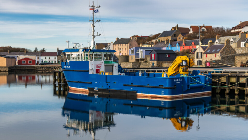 The purpose-built Fair Isle has now entered service with Scottish Sea Farms. Photo: SSF.