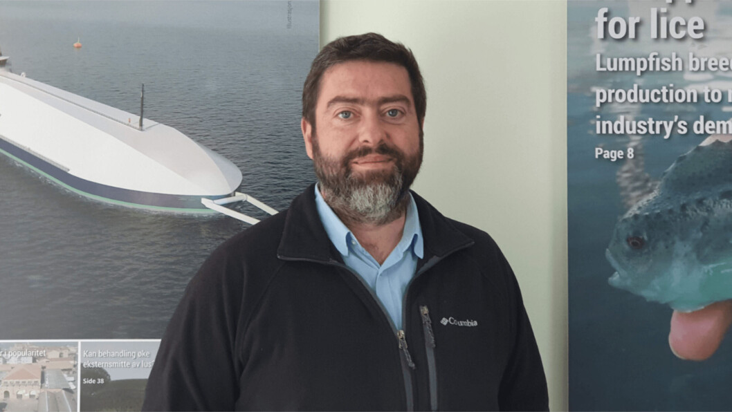Martín Reinke, general manager of Biotech. Photo: Salmonexpert. Martín Reinke, general manager of Biotech. Photo: Salmonexpert.