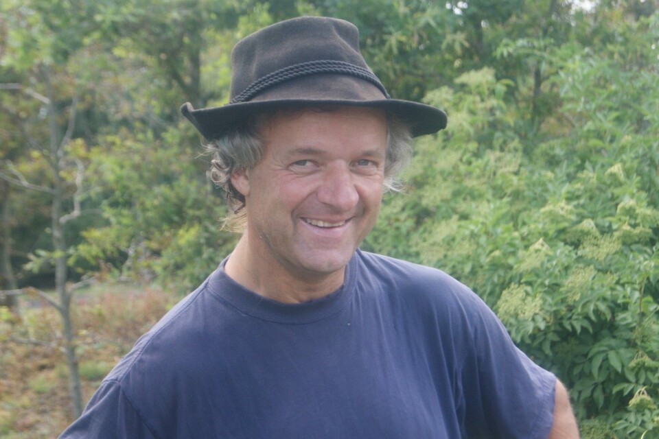 Lars Bach: Planning to produce 100 tonnes of sunshine bass per year. Photo: Biofarm ApS
