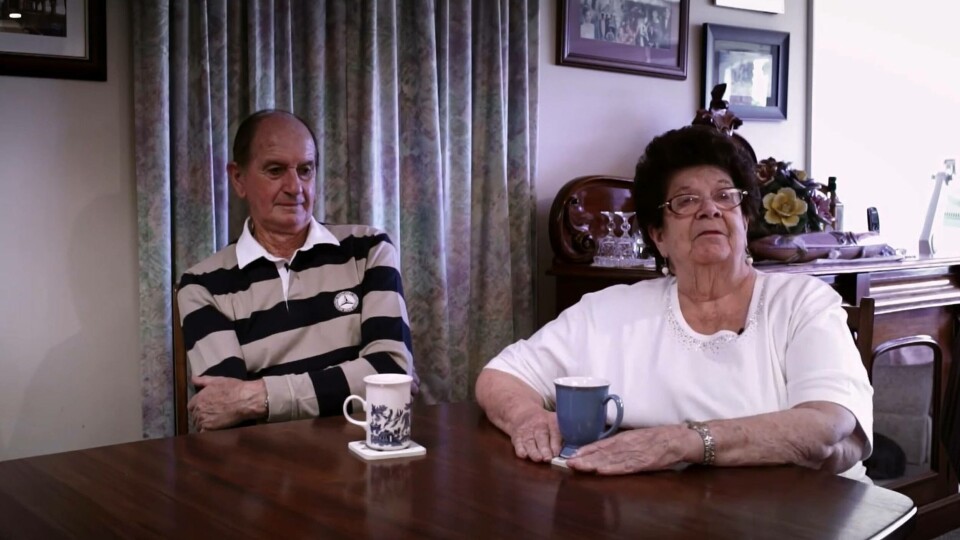 Peter and Una Rockliff have spent a lifetime in fishing and aquaculture. Image: Petuna video.