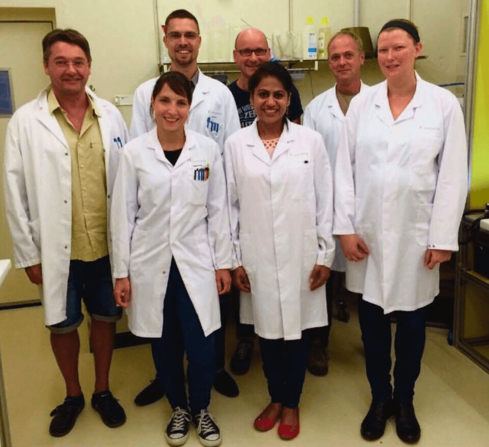 Dr Kiranpreet Kaur (third from right), shown here during her visit to Elanco's R & D Facilities in Switzerland. Dr Kaur was the recipient of the 2014 Elanco Young Scientist Award.