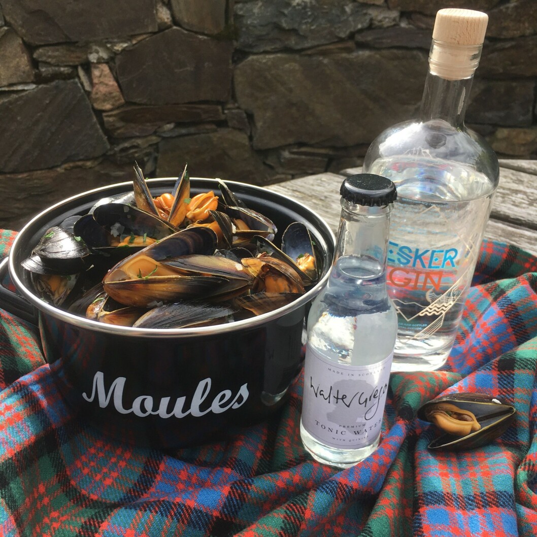 Claire Jessiman's recipe includes Scottish gin and tonic water. Claire Jessiman's recipe includes Scottish gin and tonic water.