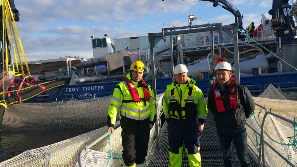 Anders Saether (head technical and quality MHRM), Robert Skarpnes (Operations Coordinator, MHRM), Terje Olsen (Production Manager, MHRM)