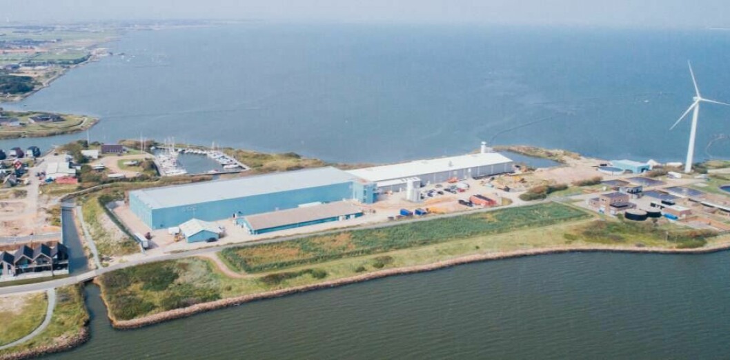 Atlantic Sapphire's facility in Hvide Sande near Ringkjøbing in Denmark, where a fire is believed to have led to the death of all the fish being grown. Photo: Atlantic Sapphire.