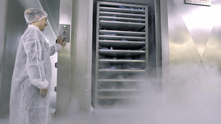 Clean Seas uses liquid nitrogen to freeze fish products quicker.