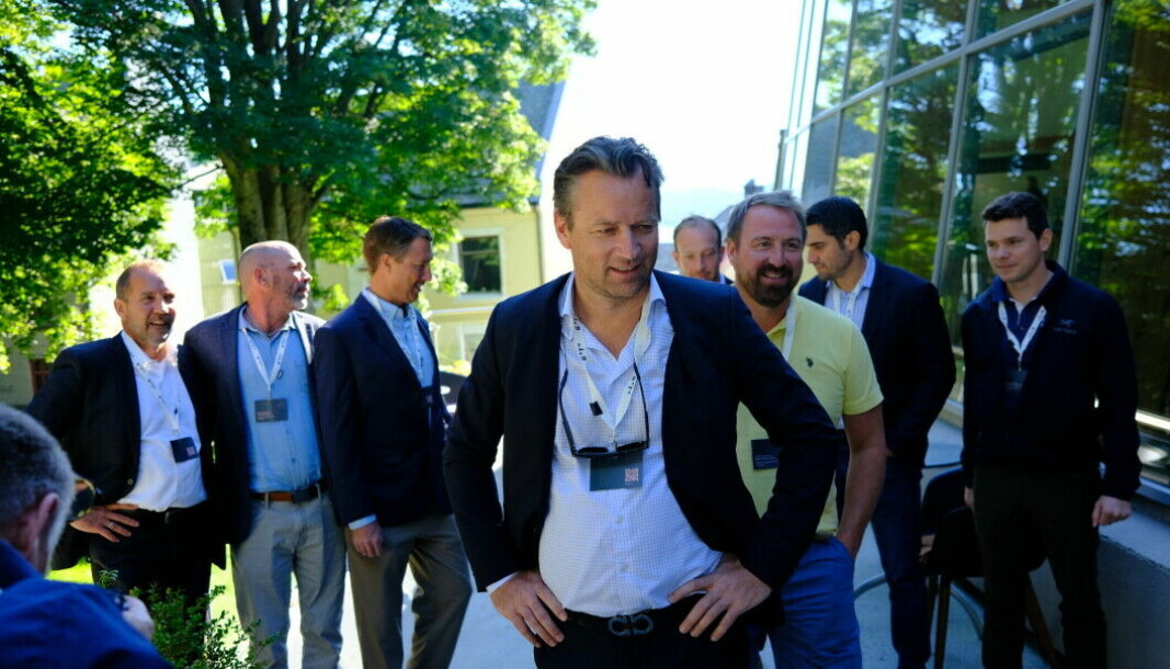 Atlantic Sapphire CEO Johan Andreassen during the Gath conference in Ålesund. Atlantic Sapphire CEO Johan Andreassen during the Gath conference in Ålesund.