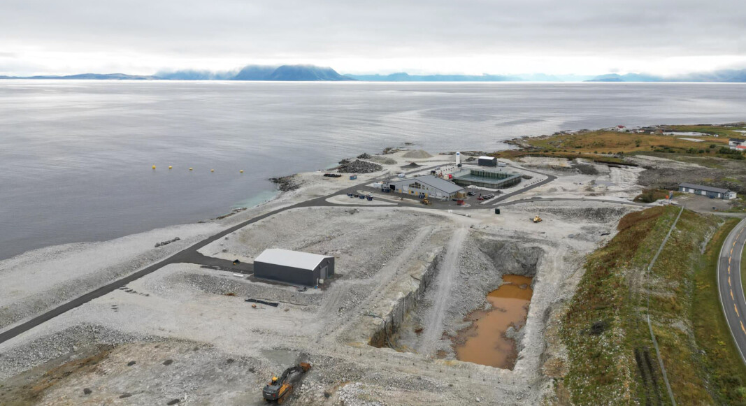 Status at the Kvalnes site as of the first half of 2022. The first pool can be seen behind the large excavated hole. Status at the Kvalnes site as of the first half of 2022. The first pool can be seen behind the large excavated hole.