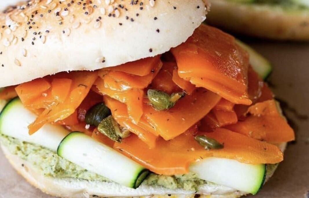 On a roll: Save da Sea Foods' vegan salmon alternative is now available in 180 Sobeys and Safeway stores in Canada. On a roll: Save da Sea Foods' vegan salmon alternative is now available in 180 Sobeys and Safeway stores in Canada.