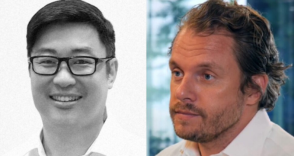 James Kwan, left, will succeed Andreas von Scholten as chief executive from January 1, 2023.