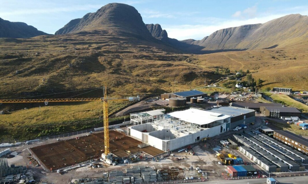 The new large-smolt facility at Applecross will produce 250 g smolts next year and 500 g smolts from 2024. Large smolts are the central plank of Bakkafrost's plan for improving performance in its Scotland operation, which lost £16 m in Q3. The new large-smolt facility at Applecross will produce 250 g smolts next year and 500 g smolts from 2024. Large smolts are the central plank of Bakkafrost's plan for improving performance in its Scotland operation, which lost £16 m in Q3.