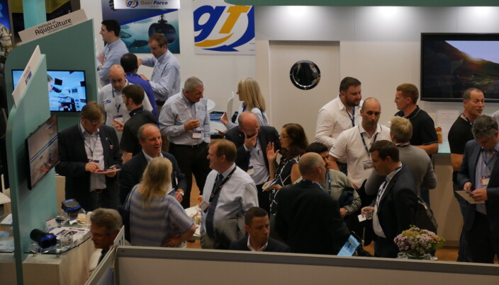 A reception held at the Scottish pavilion at Aqua Nor in 2017. A reception held at the Scottish pavilion at Aqua Nor in 2017.