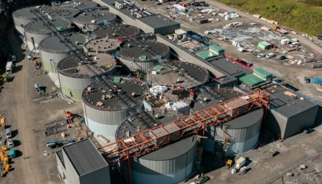 Salmon Evolution's contractors have finished construction of buildings and structural facilities for phase 1. Salmon Evolution's contractors have finished construction of buildings and structural facilities for phase 1.