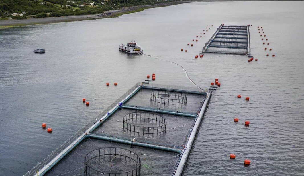 Salmones Camanchaca pen structures. The company had an encouraging third quarter thanks to higher prices and volumes. Salmones Camanchaca pen structures. The company had an encouraging third quarter thanks to higher prices and volumes.