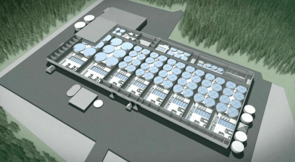 A cut-away illustration of the planned RE:OCEAN facility in Sweden.