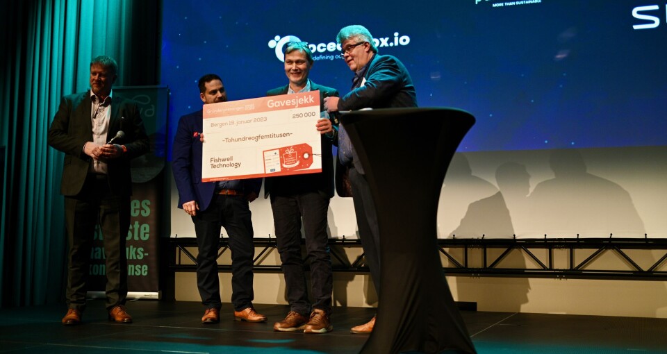 Fishwell Technology was awarded the Gründerjulepresangen yesterday evening.