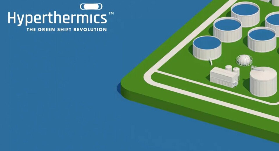 Hyperthermics uses bacteria that live in extreme environments such as underwater volcanoes as part of its process to efficiently produce biogas and protein from organic material including fish farm sludge.