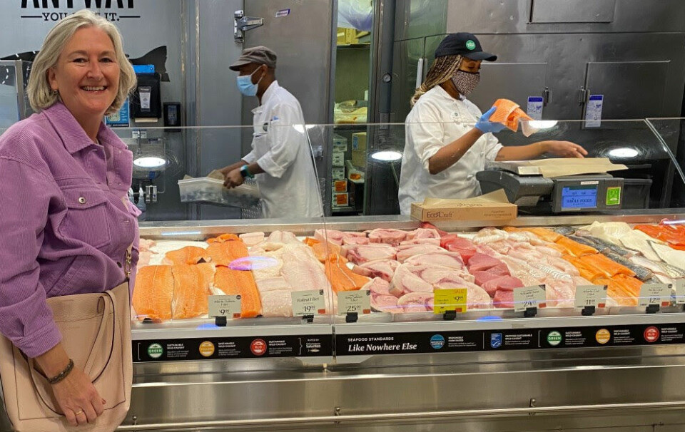 Anne-Kristine Øen, the Norwegian Seafood Council's seafood envoy in the United States, which became the biggest single country market for Norwegian salmon in January.
