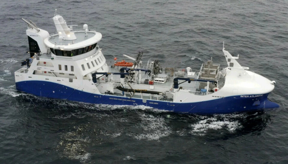 The 72-metre Inter Atlantic.