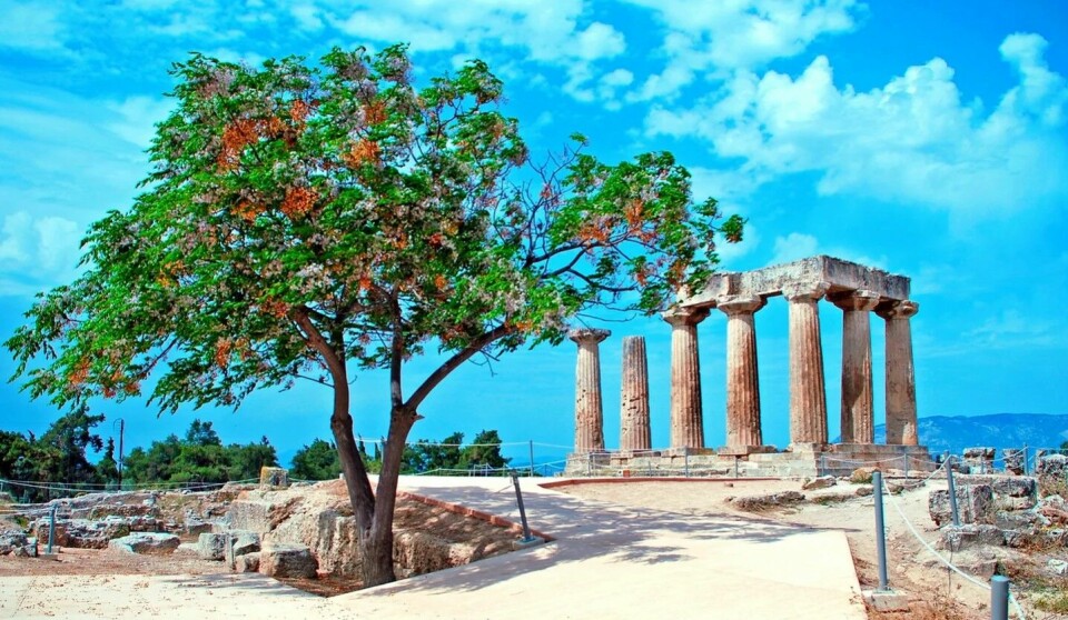 The Apollo Temple near Corinth, where Innovasea has opened a new office and relocated the Aquanetix team.