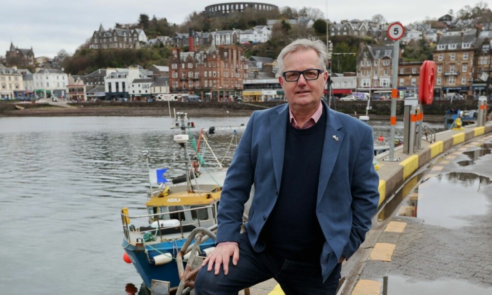 Brendan O'Hara pictured in Oban. 'We have been given an opportunity to make sure that our voice is heard. It is essential that the people of Argyll & Bute speak out now,' said the MP.