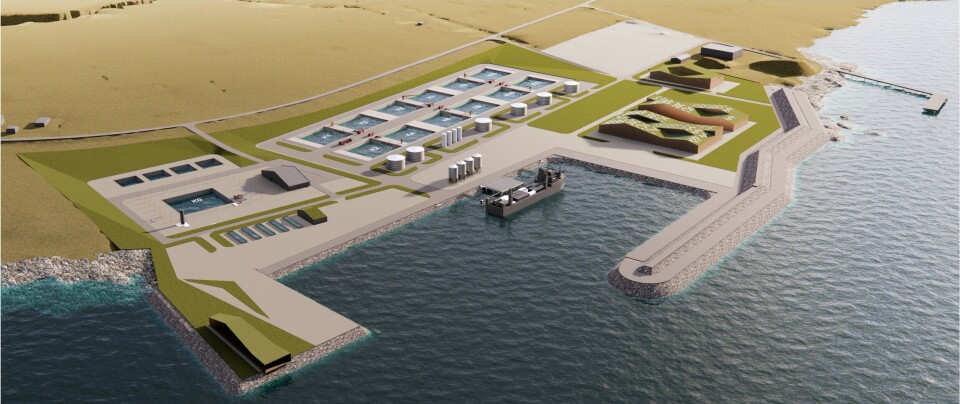 Andfjord Salmon plans a new dock and a dozen new pools at Kvalnes.