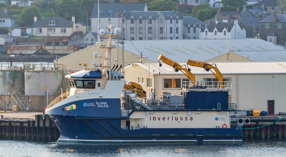 The Eloise Eslea will be able to treat 200 tonnes of fish per hour.