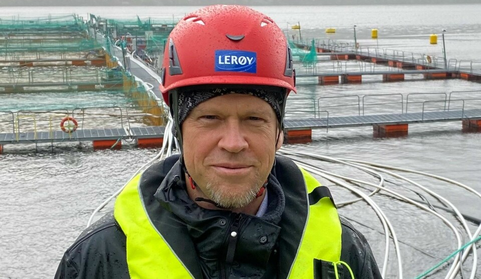 Krister Hoaas, regional manager for Seafood Norway Aquaculture West.