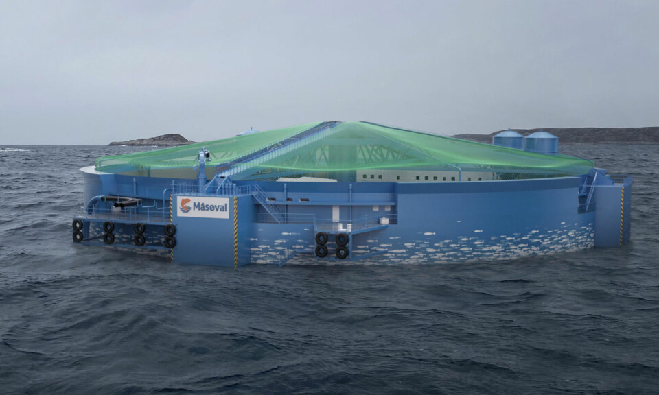 An illustration of Måsøval's Aqua Semi project which it has deemed unviable because of the salmon tax.
