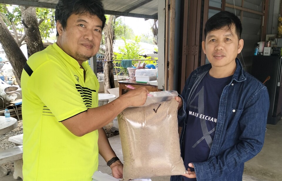 A feed additive made from a more efficient form of insect farming is being offered to shrimp growers in Thailand.