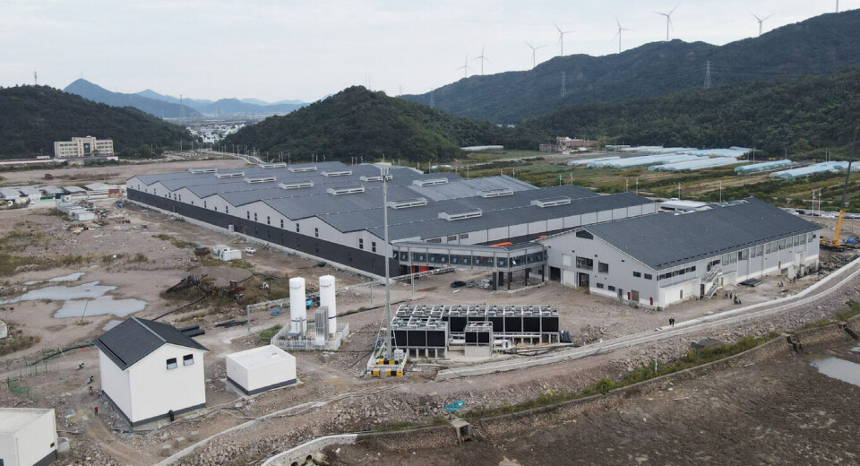 The first phase of the Nordic Aqua Partners RAS salmon farm in China is almost complete.