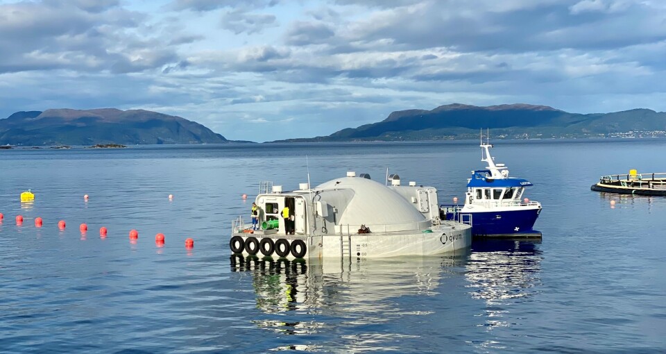 The MiniEgg on site in Romdalsfjord.
