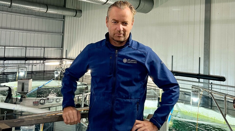 Johan Andreassen, co-founder and chief executive of Atlantic Sapphire.