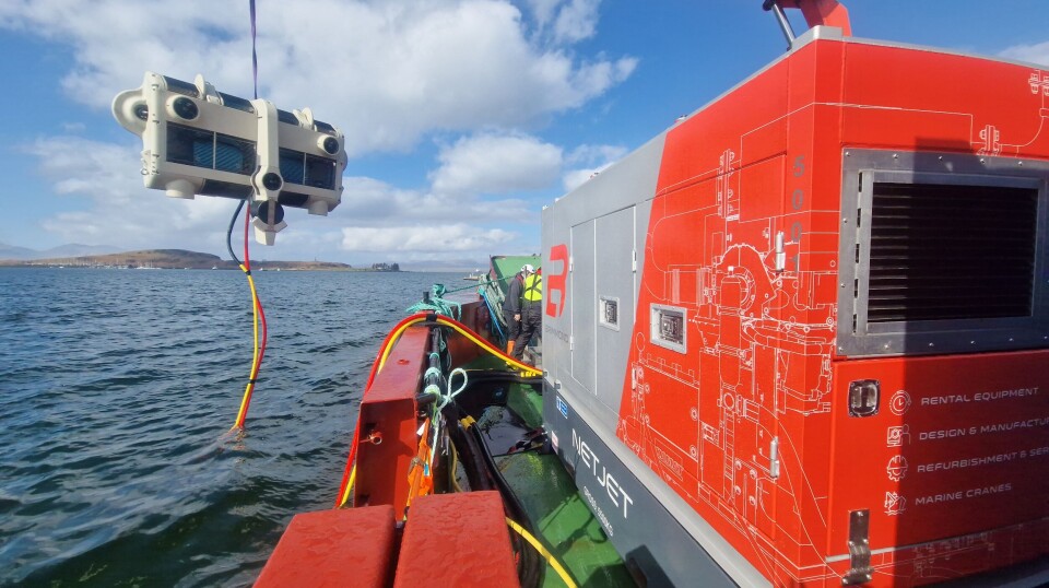 Brimmond's NetJet cleaner on site.