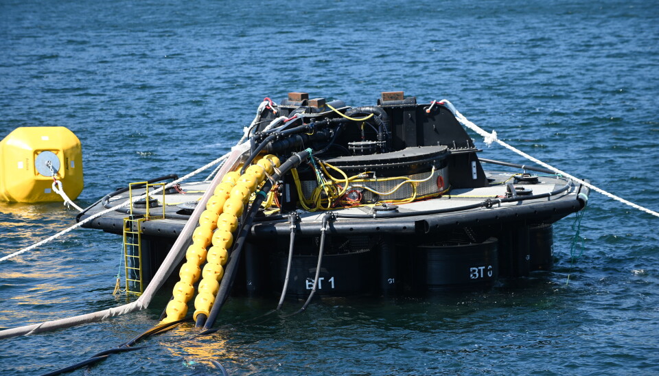 Fish farmer Eide's Watermoon project, where production takes place in the depths. The initiative is approved by Erna Solberg.