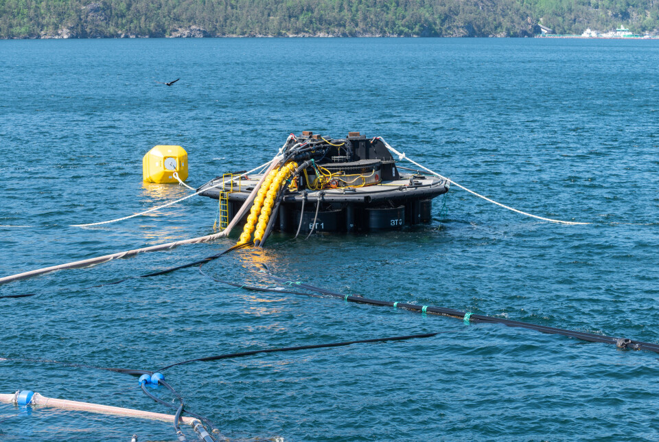 This is what you see of Watermoon from the surface. Below sea level, on the other hand, the prototype is 72 metres high.