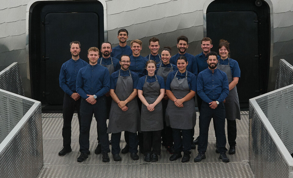 Iris restaurant staff at the Salmon Eye visitor centre.