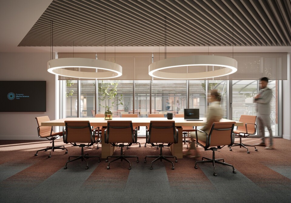 An illustration of a meeting room at Camus House.