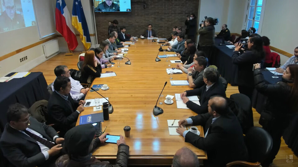 The CRUBC meeting in the Magallanes region last week.
