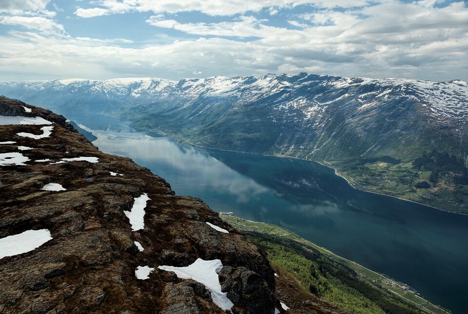 Around 100,000 tonnes of fish - more than half the total output of the world's third-largest salmon farming nation, Scotland - are produced in the Hardangerfjord annually.