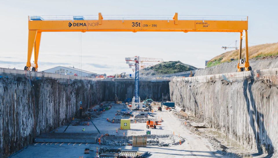By early September, two new basins are almost ready at Andfjord Salmon, Kvalnes.