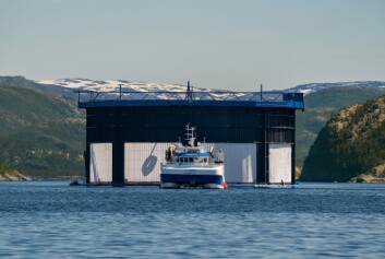 Aquatraz in place on site. Click for larger image. Photo: Steinar Johansen / MNH.
