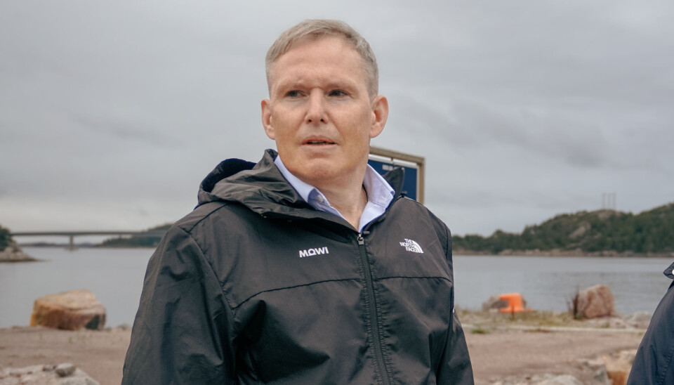 Mowi chief executive Ivan Vindheim. Mowi is one of the companies behind the class action lawsuit.