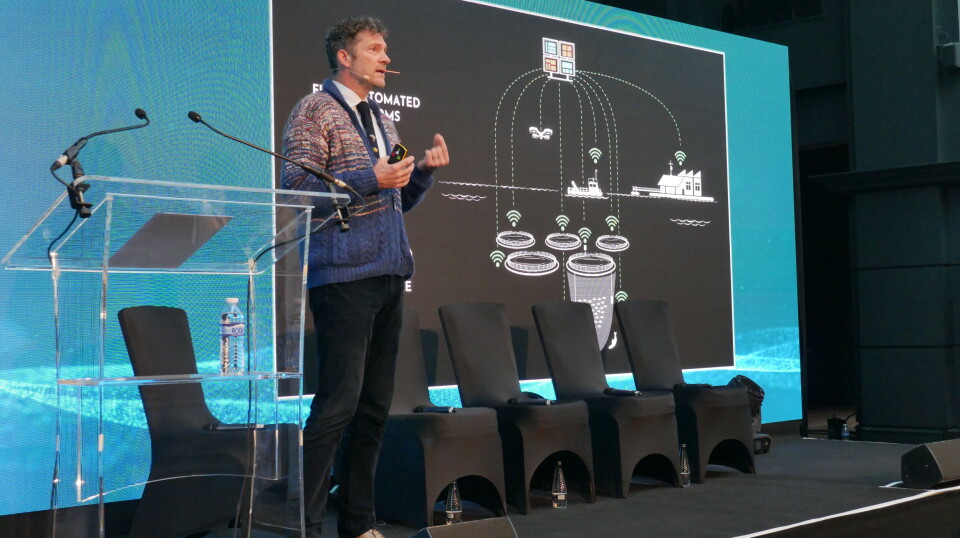 Ace Aquatec chairman Chris van der Kuyl delivers the keynote speech at St Andrews today.
