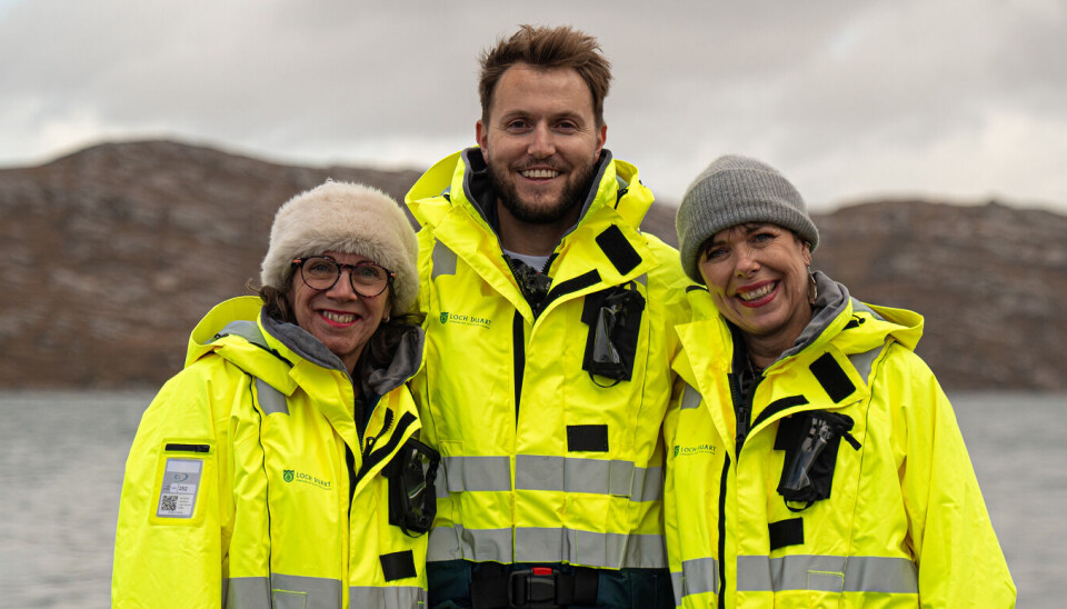 From left: HEART UK chief executive Jules Payne; Loch Duart marketing and communications manager Adam Gray; HEART UK’s dietetic advisor, Lynne Garton, on a visit to one of the company's farms.