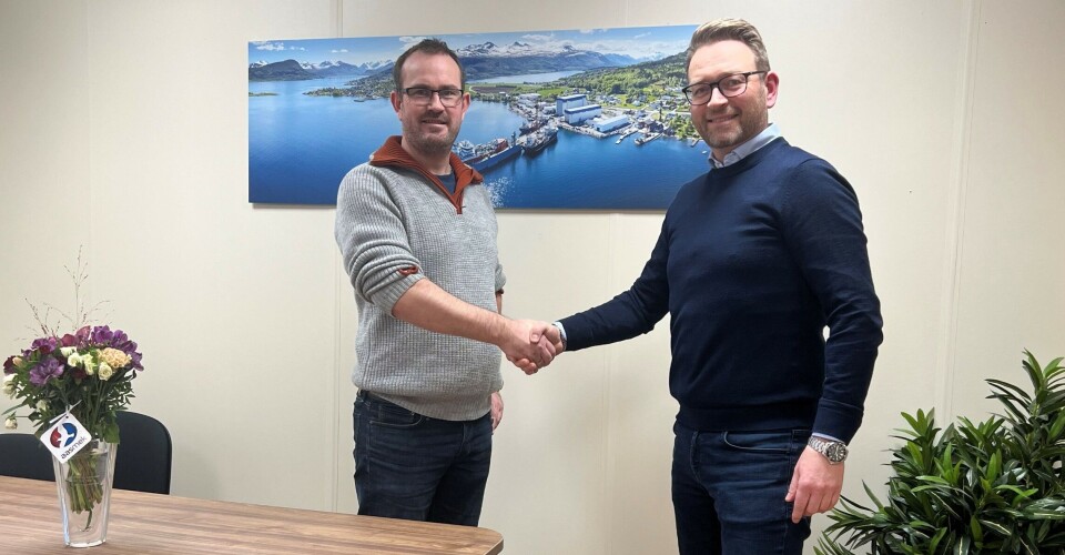 Øyvind Heggdal, right, is the new CEO of Aas Mek. Verksted AS.