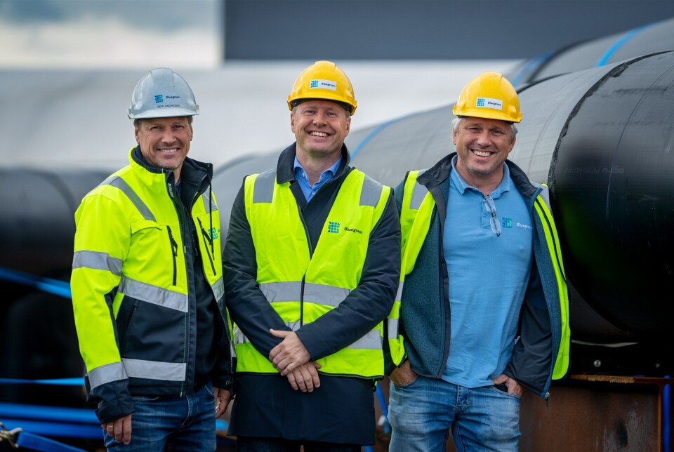 Partners in Bluegreen Geir Andresen, Nils-Johan Tufte, Elg Ragnar Thunes.