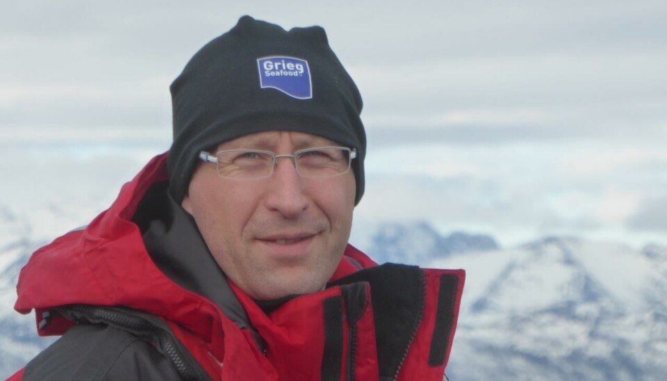 Grieg Seafood Finnmark regional director Vidar Nikolaisen: 'I want to commend the employees who have worked long days for a month to take care of the fish and implement necessary measures.'