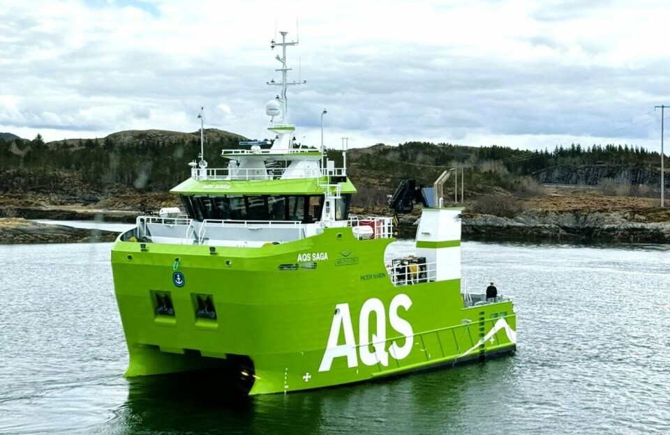 AQS has 16 specialised vessels in its fleet, illustrated here with the AQS Saga.