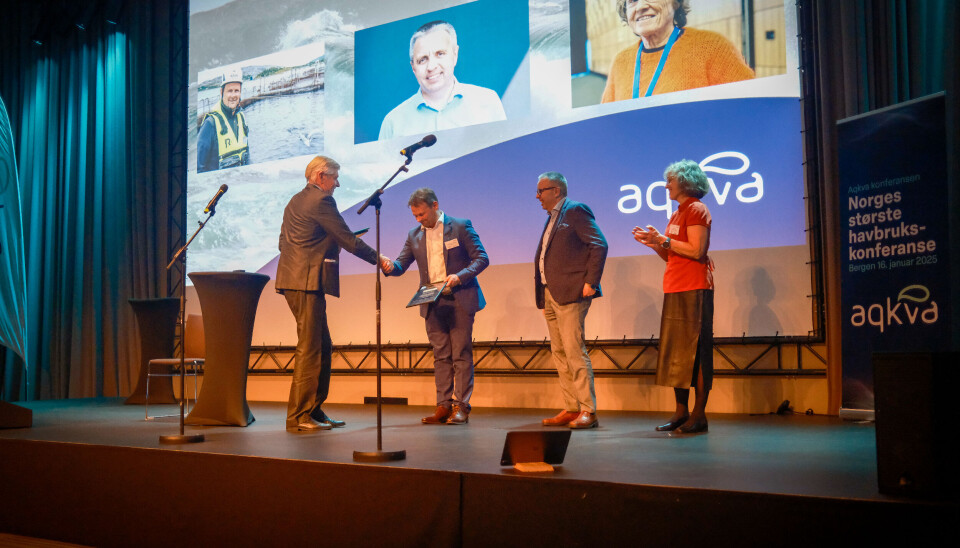 Fish farmer Svein-Gustav Sinkaberg, Salmon Evolution co-founder Ingjarl Skarvøy, and Brit Tørud were all nominated for the Aqkva Award 2025.